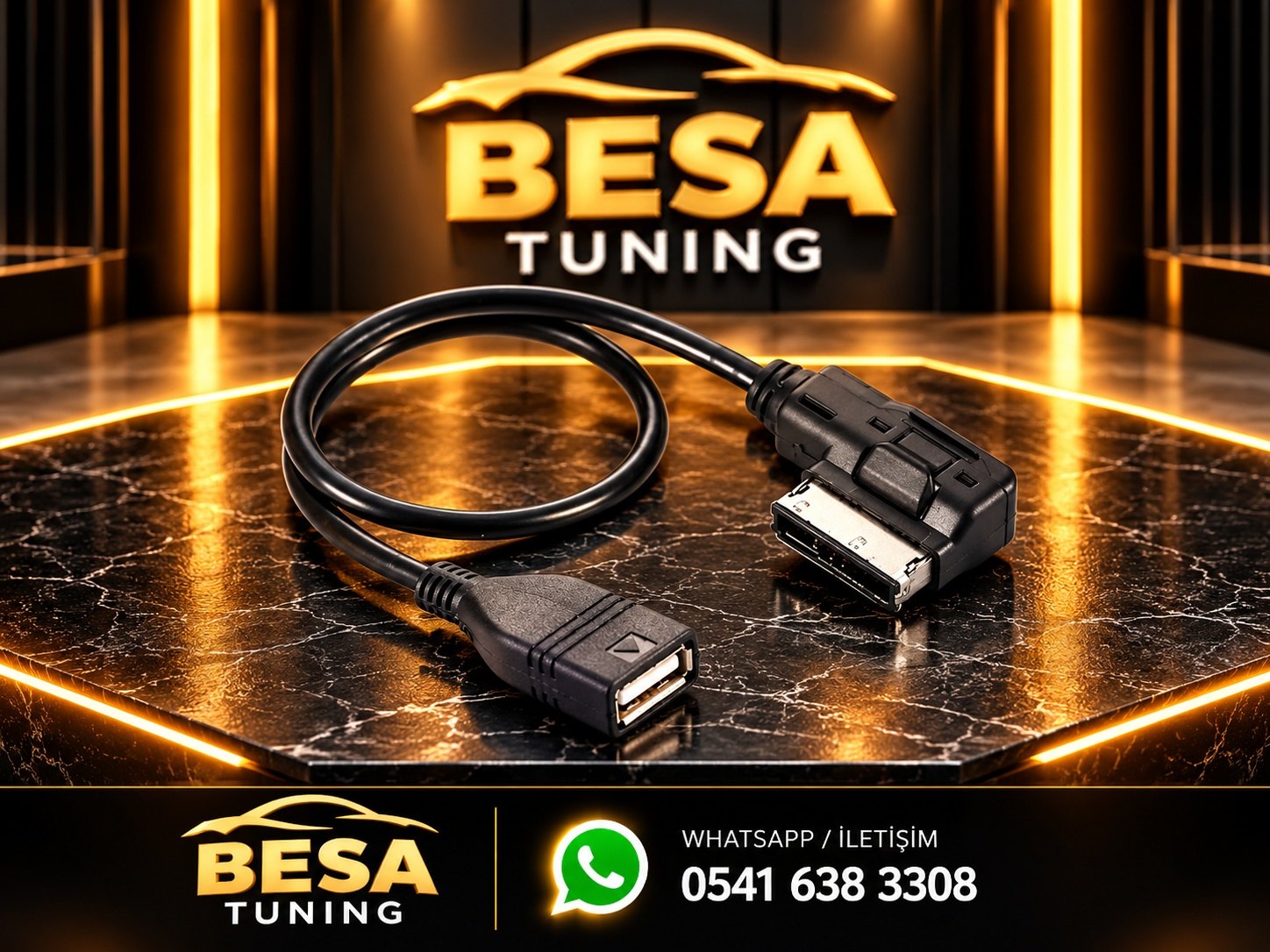 Audi AMI MMI USB Adaptör Kablosu | BESA Tuning